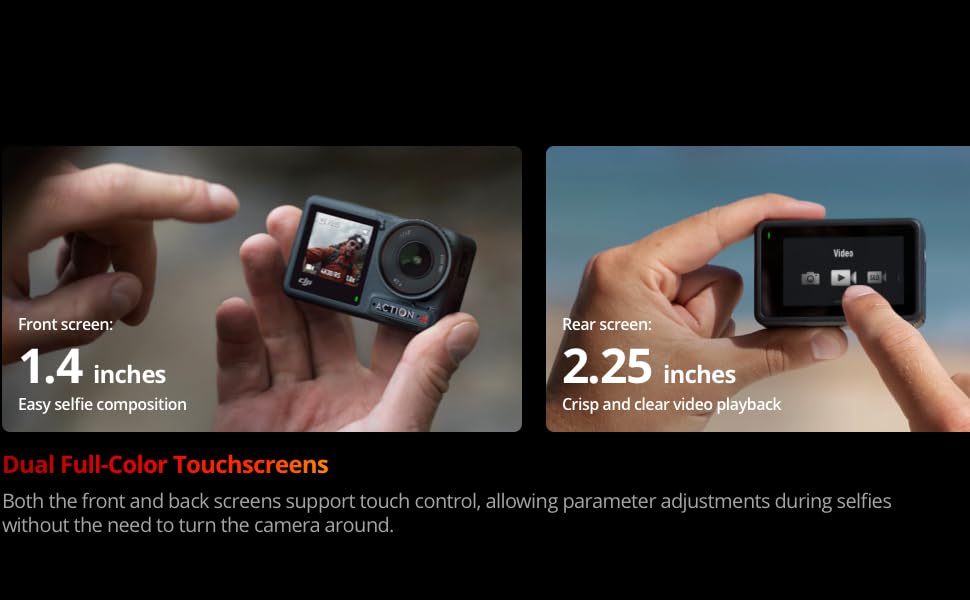 DJI Osmo Action 4 Standard Combo - 4K/120Fps Waterproof Action Digital Camera