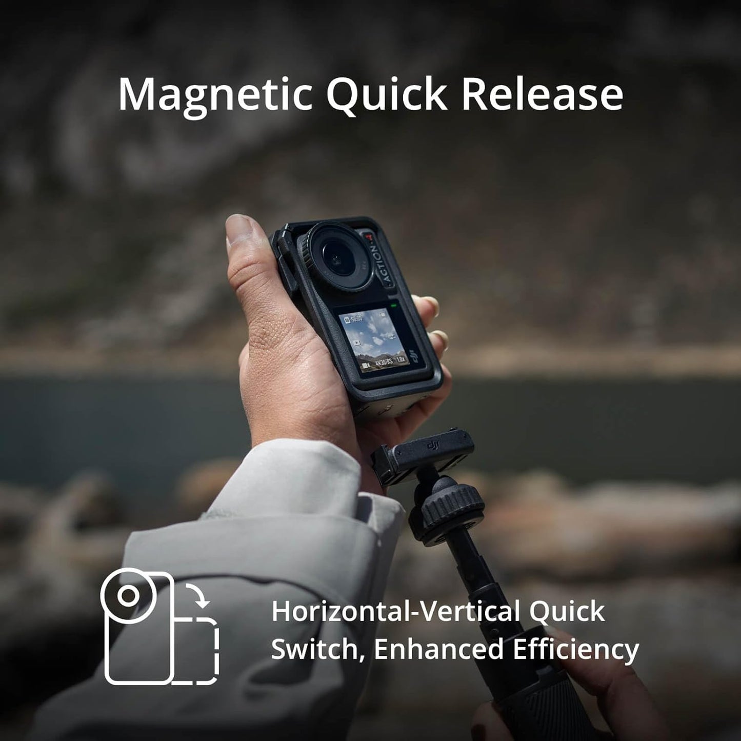 DJI Osmo Action 4 Standard Combo - 4K/120Fps Waterproof Action Digital Camera