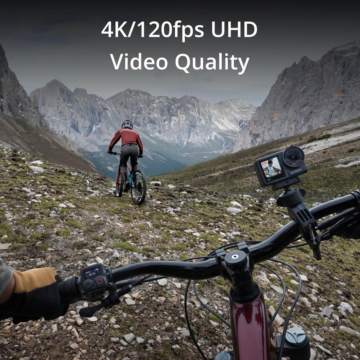 DJI Osmo Action 4 Standard Combo - 4K/120Fps Waterproof Action Digital Camera