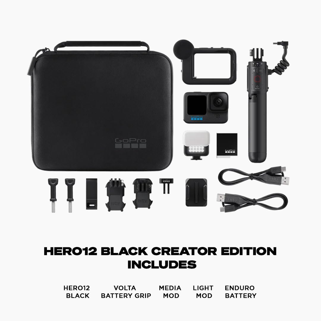 GoPro Hero12 Action Camera Bundle Pack