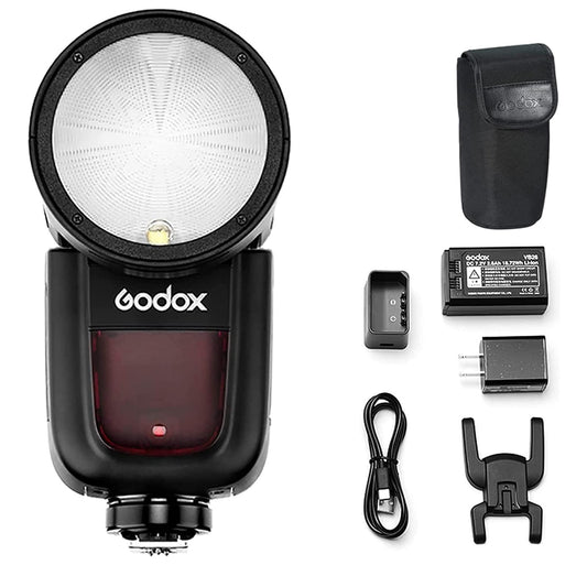 Godox V1-S Round Head Camera Flash Speedlite Flash for Sony DSLR Camera