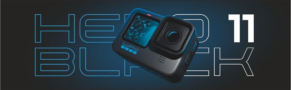 GoPro Hero11 with Enduro Rechargeable Battery Bundle - Waterproof Action Camera